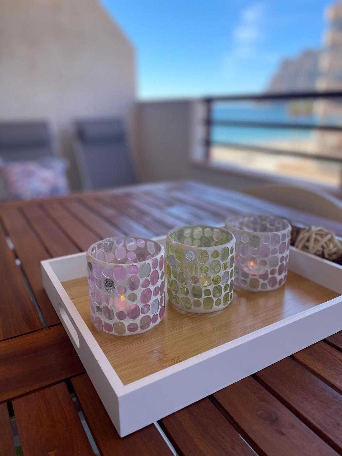 Eerstelijns Appartement Vive Cada Momento Zeezicht En Pal Aan De Boulevard En Strand Calpe, Toplocatie Dış mekan fotoğraf