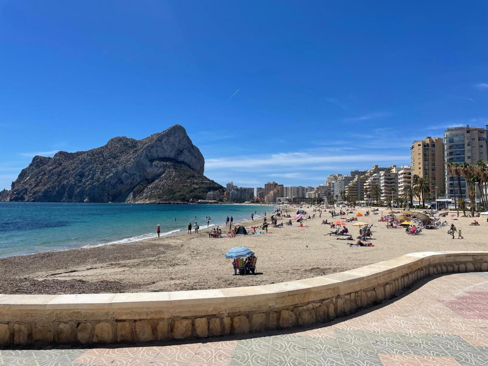 Eerstelijns Appartement Vive Cada Momento Zeezicht En Pal Aan De Boulevard En Strand Calpe, Toplocatie Dış mekan fotoğraf
